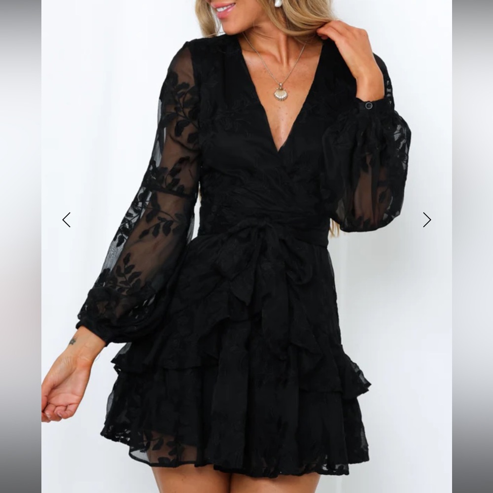 I HEARD A RUMOUR DRESS BLACK - Hello Molly (sold out on website)